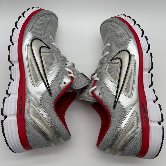 NIKE Dual Fusion ST Men's Size 11 1/2 Stability Red Gray 0058 Gently Used 0058 - Picture 10 of 11
